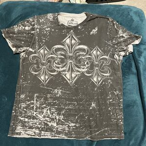 Helix-Men's 2XL-Gray  "Fleur De Lis" RN 63925